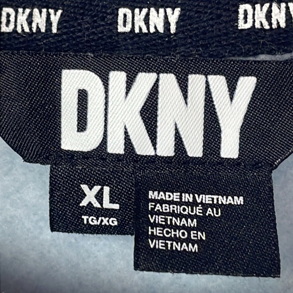 New DKNY Women’s Long Sleeve Crewneck SweatShirt SYE Blue Size XL - Picture 7 of 8